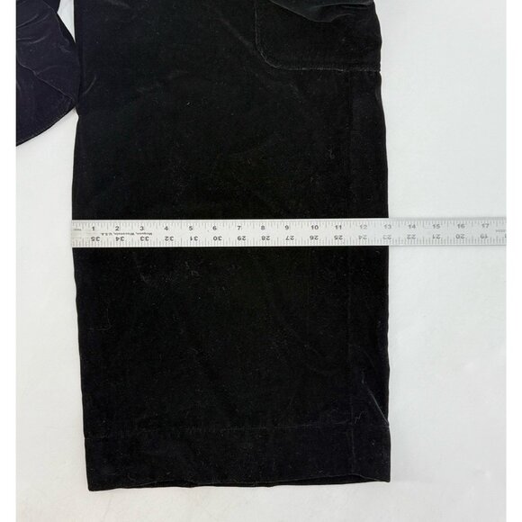 NWT Universal Thread High Rise Wide Leg Black Velvet Cargo‎ Pants Sz M Boho - Picture 12 of 12